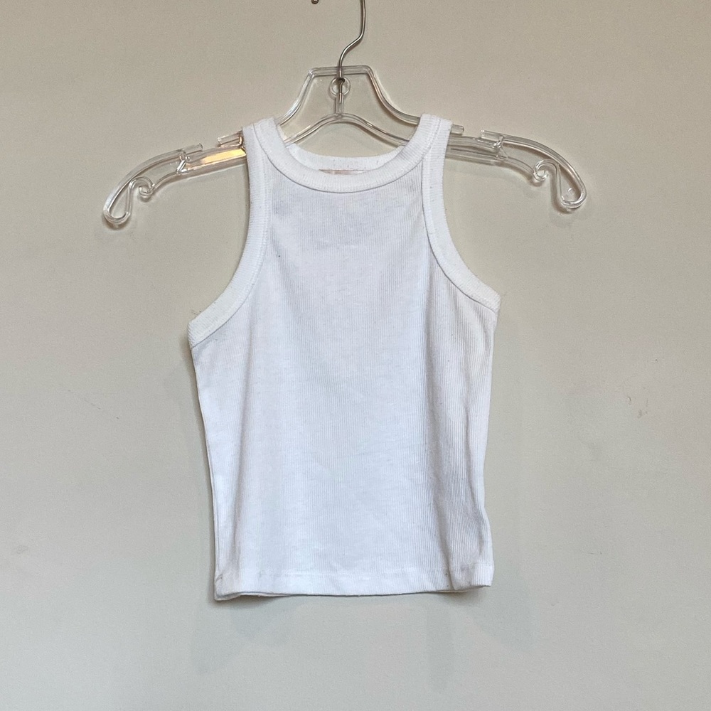 White tank top